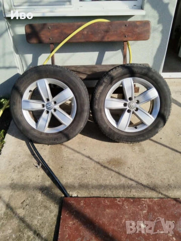 Гуми с джанти Тигуан 215/65/17 , снимка 2 - Гуми и джанти - 53025466