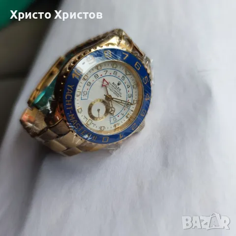 Мъжки луксозен часовник Rolex Yacht-Master II 18ct Yellow Gold  Mercedes 44 Regatta, снимка 12 - Мъжки - 47227675