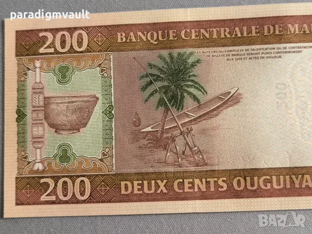 Банкнота - Мавритания - 200 угия UNC | 2013г., снимка 3 - Нумизматика и бонистика - 49781665