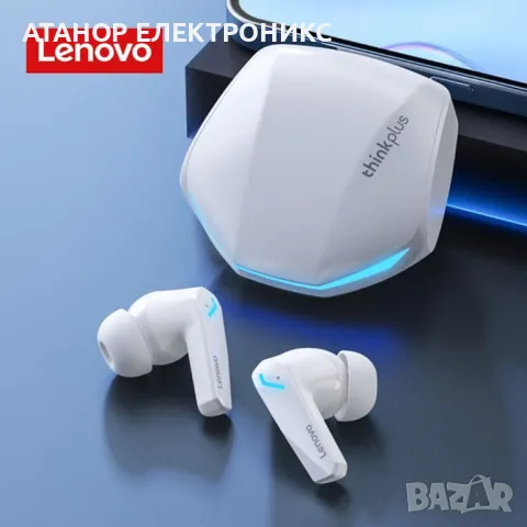 Lenovo - Безжични слушалки (GM2 Pro) - Bluetooth 5.3, за двоен режим на игри, ниска латентност, HD , снимка 1 - Безжични слушалки - 47181899