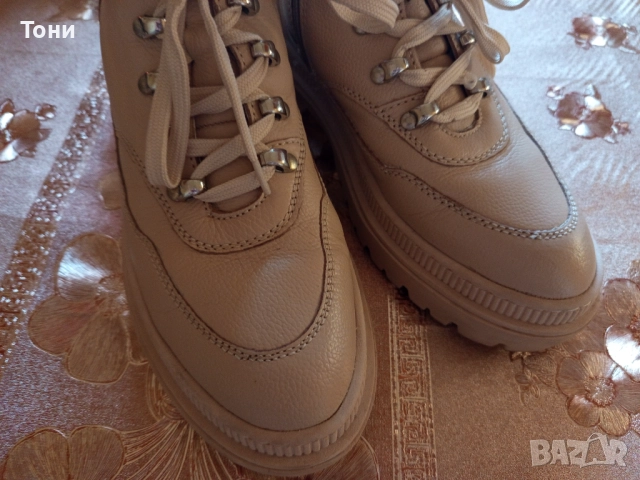 Нови Дамски Боти Изцяло от Естествена Кожа 40/41, снимка 5 - Дамски боти - 52912625