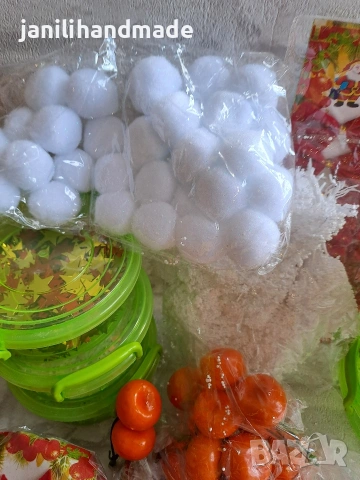 Голям сет коледни орнаменти за декорация , снимка 6 - Други - 54236062