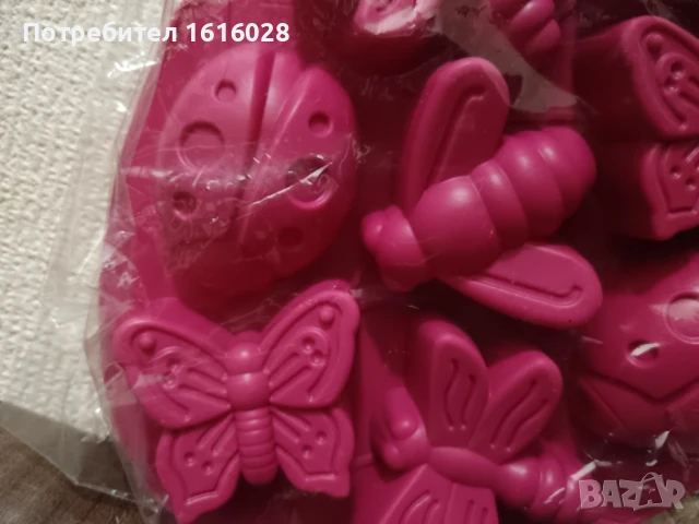 Силиконов молд с пеперуди,калинки., снимка 3 - Форми - 50717444