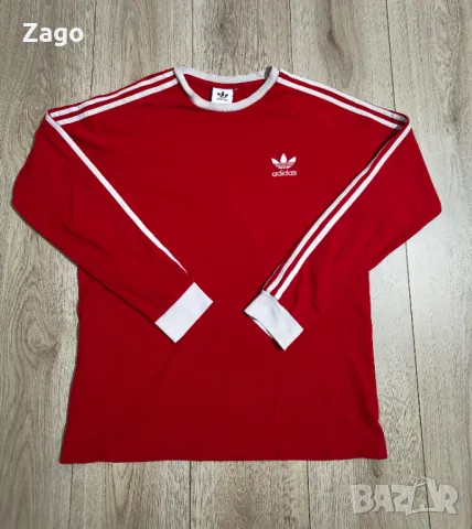 Adidas червена блуза originals , снимка 1 - Блузи - 48385919