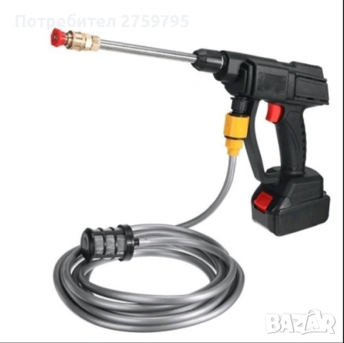 Акумулаторна Водоструйка 22 Бара, 1бр Батерия 48V 8Ah, Зарядно и Аксесоари в куфар - ПРОМОЦИЯ !!!