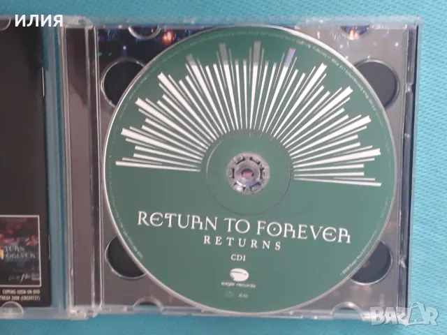 Return To Forever – 2009 - Returns(2CD)(Eagle Records – EDGCD394)(Post Bop,Fusion), снимка 2 - CD дискове - 49237646