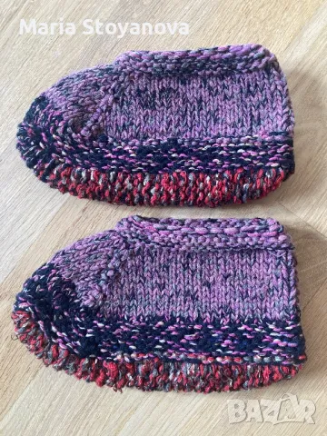 Плетени вълнени терлици, снимка 5 - Други - 49258829
