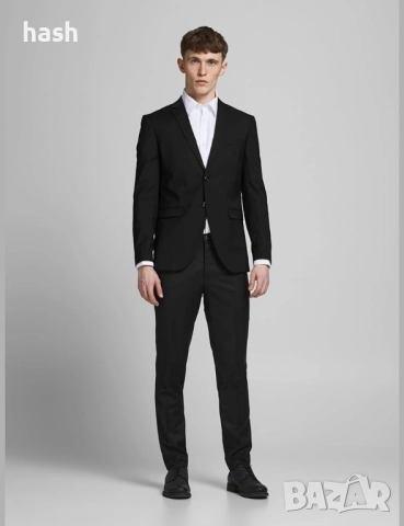 Мъжки костюм Jprfranco Noo, Jack & Jones,размер 54 слим фит, снимка 4 - Костюми - 52415083