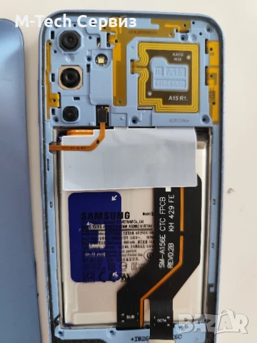 SAMSUNG A15 5G A156B части Батерия кабел среден борд слушалка бутони звънец, снимка 3 - Резервни части за телефони - 51418319