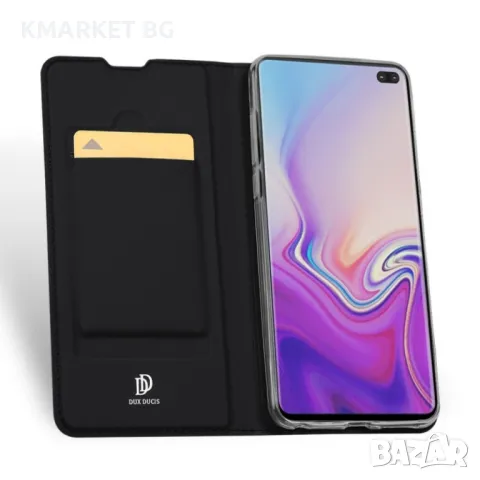 Samsung Galaxy S10 Plus / S10+ DUX DUCIS Кожен Калъф и Протектор, снимка 5 - Калъфи, кейсове - 48362991