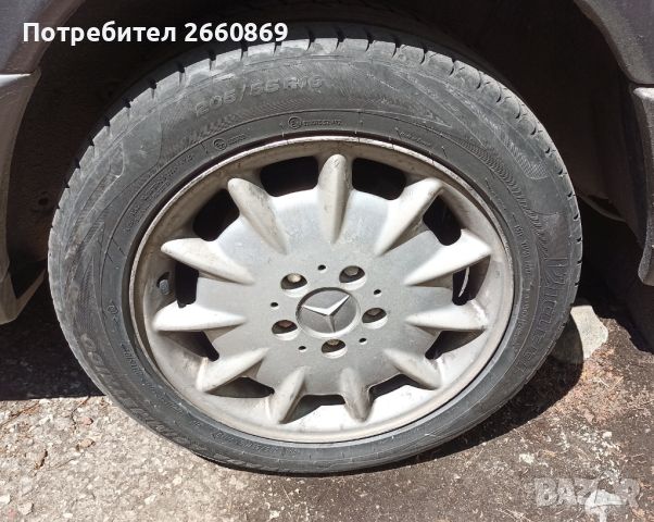 Джанти с летни гуми за Мерцедес, снимка 1 - Гуми и джанти - 45528884