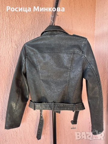 Дамско кожено яке Sinsay, снимка 2 - Якета - 53778521