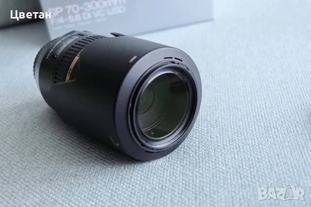 Tamron SP 70-300mm f/4-5.6 Di USD за Canon EF mount , снимка 3 - Обективи и филтри - 52913864