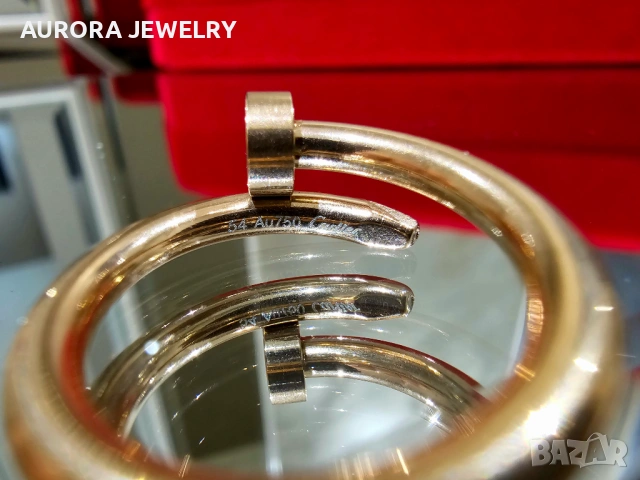 CARTIER Nail Juste un Clou Classic Rose Gold Пръстен Пирон, снимка 5 - Пръстени - 53239066