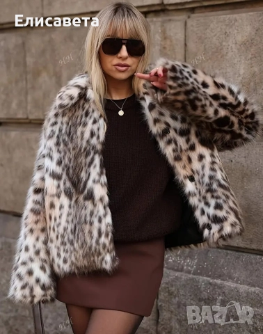 Дамско модерно зимно кожено яке и палто, снимка 7 - Якета - 51667143