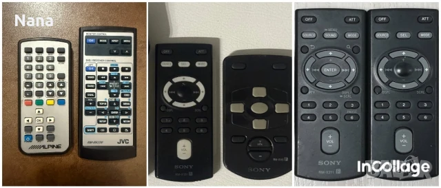 Дистанционни Кар аудио SONY, JVC, ALPINE , снимка 4 - Радиокасетофони, транзистори - 50908498