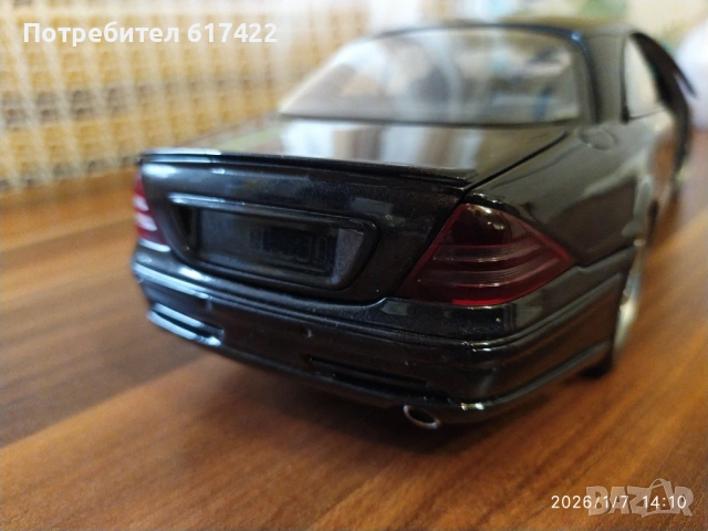 1:18 Метален модел на Mercedes Benz CL 500 Lorinser -Autoart , снимка 12 - Колекции - 53022644