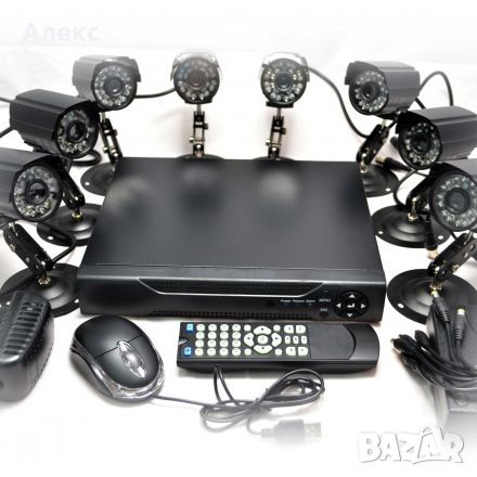 HD Система с 8 камери "CCTV" Пълен комплект за видео наблюдение

, снимка 1