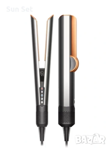 Преса за коса Dyson - HT01 Airstrait, 140°C, Nickel/Cooper
