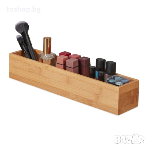 Бамбукова кутия за козметика Relaxdays