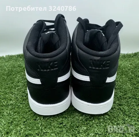 Nike Court Vision Mid Black 44 номер, снимка 5 - Маратонки - 46959168