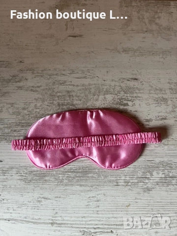 Розова сатенена маска за очи за сън с ластична лента за главата 🌸, снимка 2 - Други - 52431188