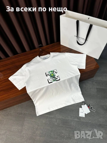 Off-White Мъжка Тениска👕Мъжка Блуза С Къс Ръкав - Различни Цветове Код Mens P.127, снимка 3 - Тениски - 53822101