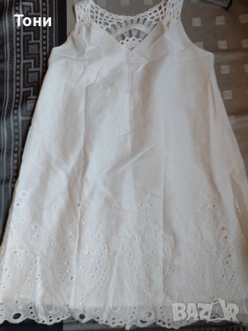 Бяла дамска рокля , снимка 10 - Рокли - 45154349