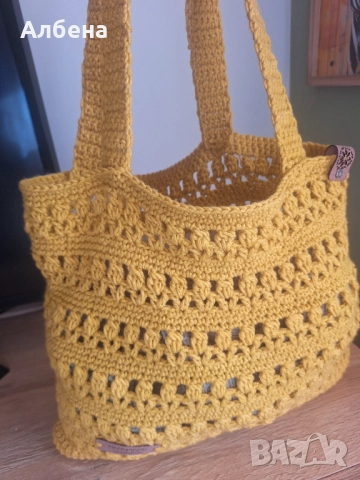 Ръчно плетени дамски чанти, снимка 5 - Чанти - 52822557