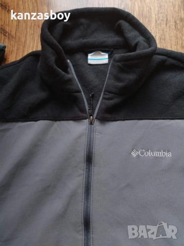 columbia hybrid fleece jacket - мъжко поларено яке Л, снимка 2 - Якета - 53155620