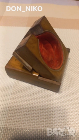 Дървена Кутийка за джобен часовник, снимка 5 - Антикварни и старинни предмети - 53398807