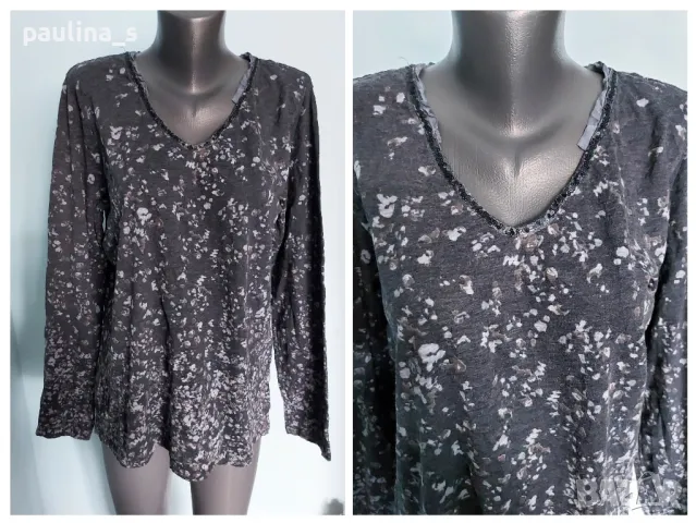 Пет броя / Еластична брандова блуза с дълъг ръкав / хипоалергична материя / голям размер , снимка 11 - Блузи с дълъг ръкав и пуловери - 36022132