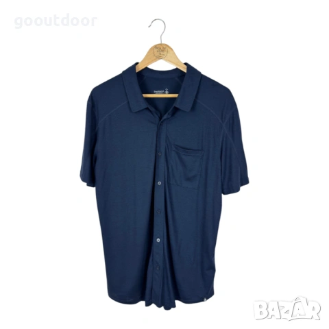 Smartwool Button Down мъжка мерино тениска (L)