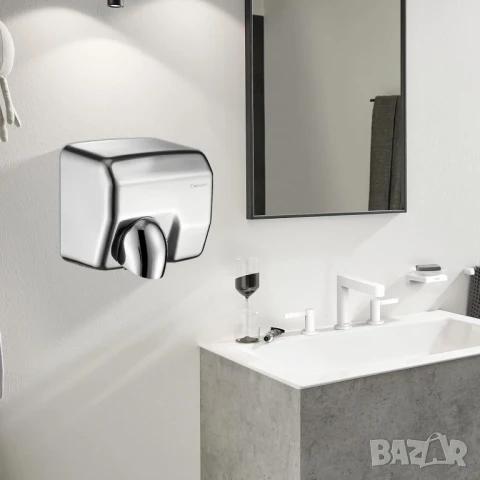 Сешоар за ръце, Modunful 2300W, Неръждаема стомана, снимка 4 - Обзавеждане за заведение - 50934893