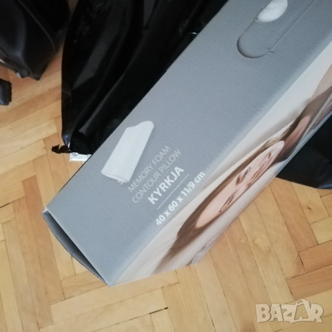 Ергономична възглавница с мемори пяна 40x60x11/9 WELLPUR KYRKJA намалена от 49 Евро, снимка 4 - Възглавници - 54113226