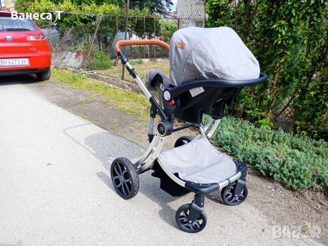 Бебешка количка 3 в 1 Moni Polly, снимка 3 - Детски колички - 45477799