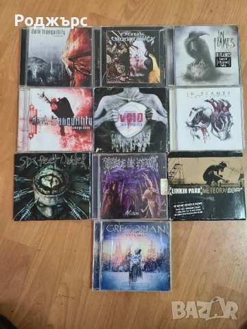 ЛОТ(6) - In Flames, Six feet under, Linkin Park, Dark tranquillity, Gregorian, Cradle of filth