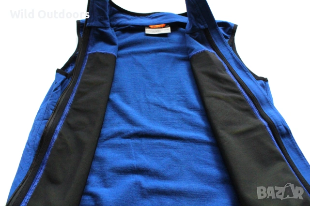 ORTOVOX - мъжки софтшел мерино елек, размер L, снимка 4 - Спортни дрехи, екипи - 54139386