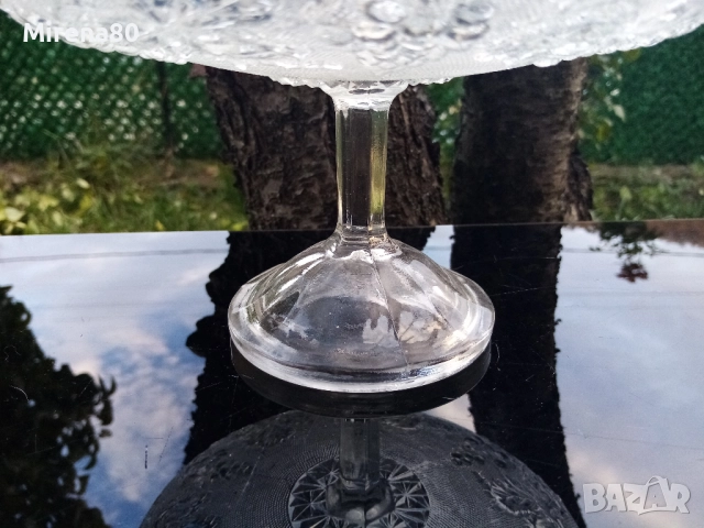 Ретро фруктиера / поставка за торта, снимка 3 - Чинии - 52281056