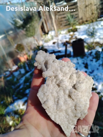 Халцедон с родохрозит от Лъки , снимка 3 - Колекции - 53387435