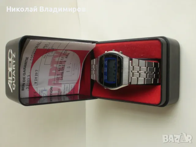 Adec дигитален кварцов япоски оригинален мъжки ръчен часовник, снимка 1