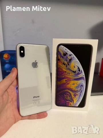 iPhone XS Max silver 64GB iOS 15