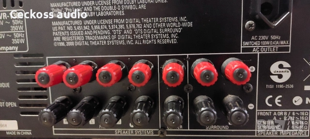 Ресивър DENON AVR-1306 с дистанционно , снимка 7 - Ресийвъри, усилватели, смесителни пултове - 53293669