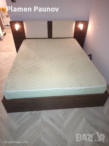 Спалня с матрак , снимка 3 - Спални и легла - 53387561