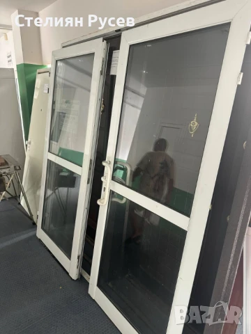 300788 ALU алуминиева дограма  врата / врати 187/ 217см - цена 450 лв                              м, снимка 3 - Дограми - 51199611