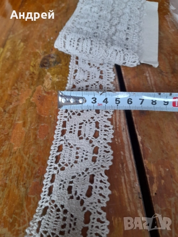 Стара дантела #33, снимка 3 - Антикварни и старинни предмети - 52227606