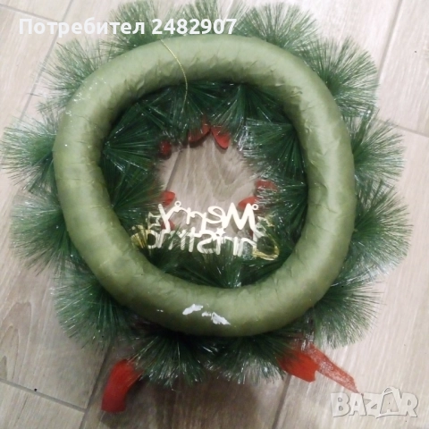 Голям коледен венец, снимка 11 - Декорация за дома - 52842923