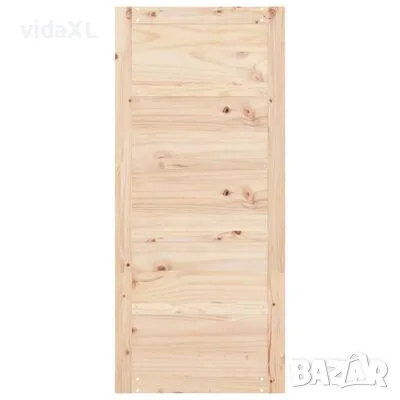 vidaXL Плъзгаща се врата 90x1,8x204,5 см масивно борово дърво（SKU:824618）, снимка 4 - Други - 48908930