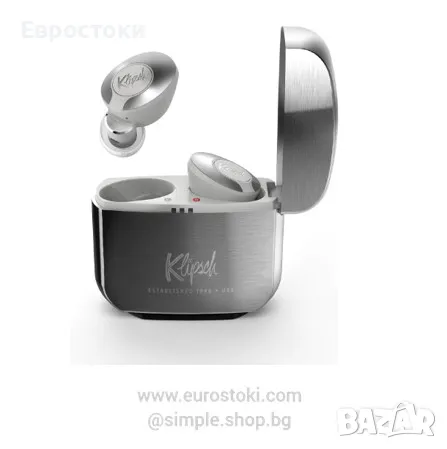 Безжични слушалки Klipsch T5 II True Wireless, ANC, AI, цвят: silver, снимка 1 - Bluetooth слушалки - 46867301