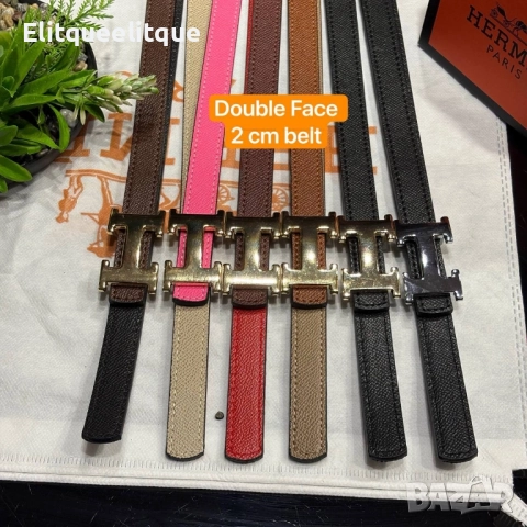 колани от естествена кожа в кутия hermes , снимка 3 - Колани - 52259772